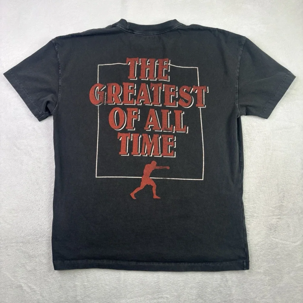Abercrombie & Fitch Muhammad Ali The Greatest Grey Short Sleeve Graphic Shirt XL